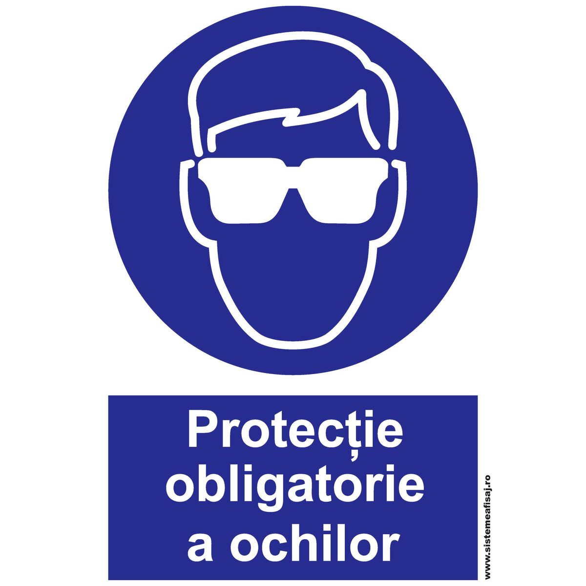 Semn Indicator Protectia Obligatorie A Ochiilor