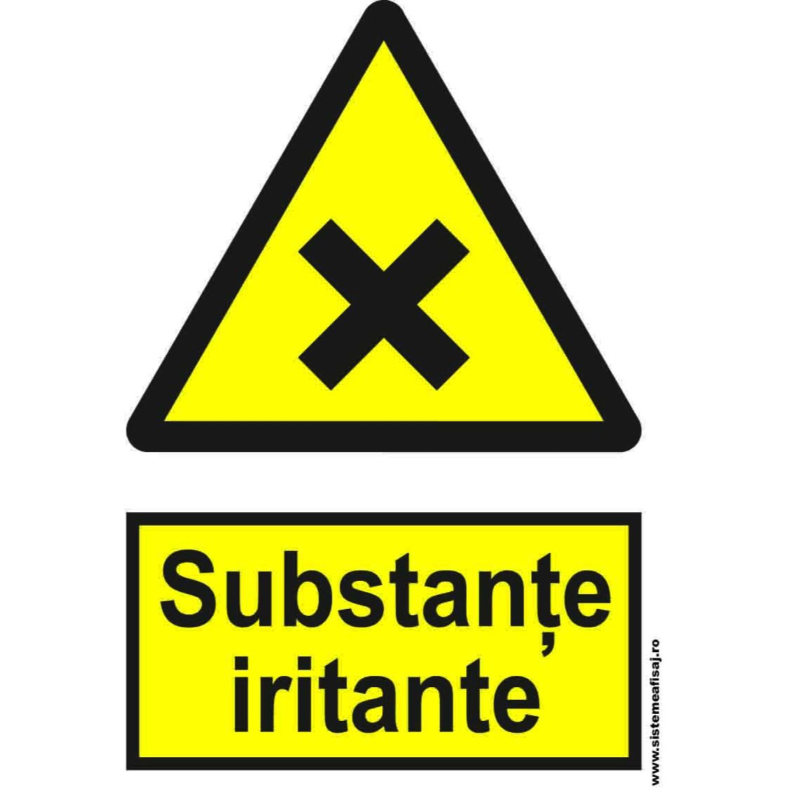 Semn Indicator Substante Iritante