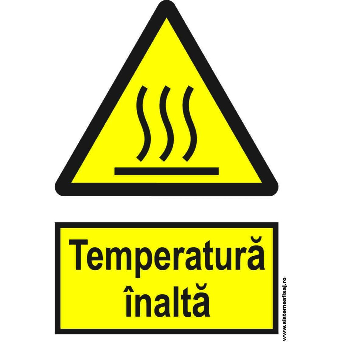 Semn Indicator Temperatura Inalta