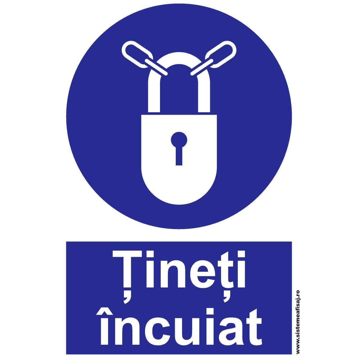 Semn Indicator Tineti Incuiat