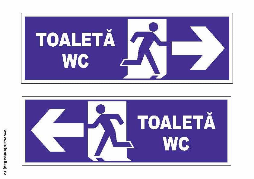 Semn Indicator Toaleta WC